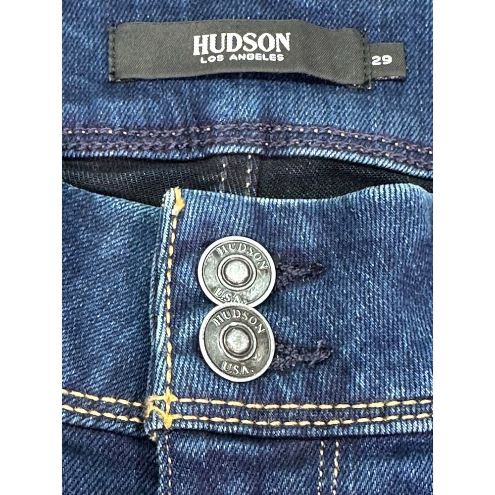 Hudson Park Skinny Jeans Women’s Dark Wash Mid Rise Stretch Denim Size 29 - Picture 6 of 13